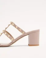 Valentino Rockstud Calfskin Leather Slide Sandal 60 Mm - Image 3